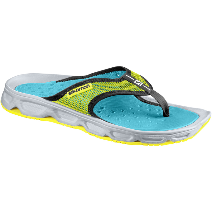 SALOMON RX BREAK Philippines - Men's Sandals - Grey/Blue | 217593-QWO